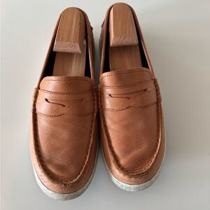 Cole Haan Nantucket Penny loafers 8.5 tan/acorn leather